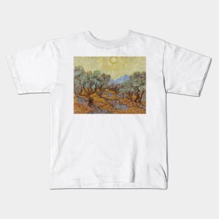 Olive Trees by Vincent van Gogh Kids T-Shirt